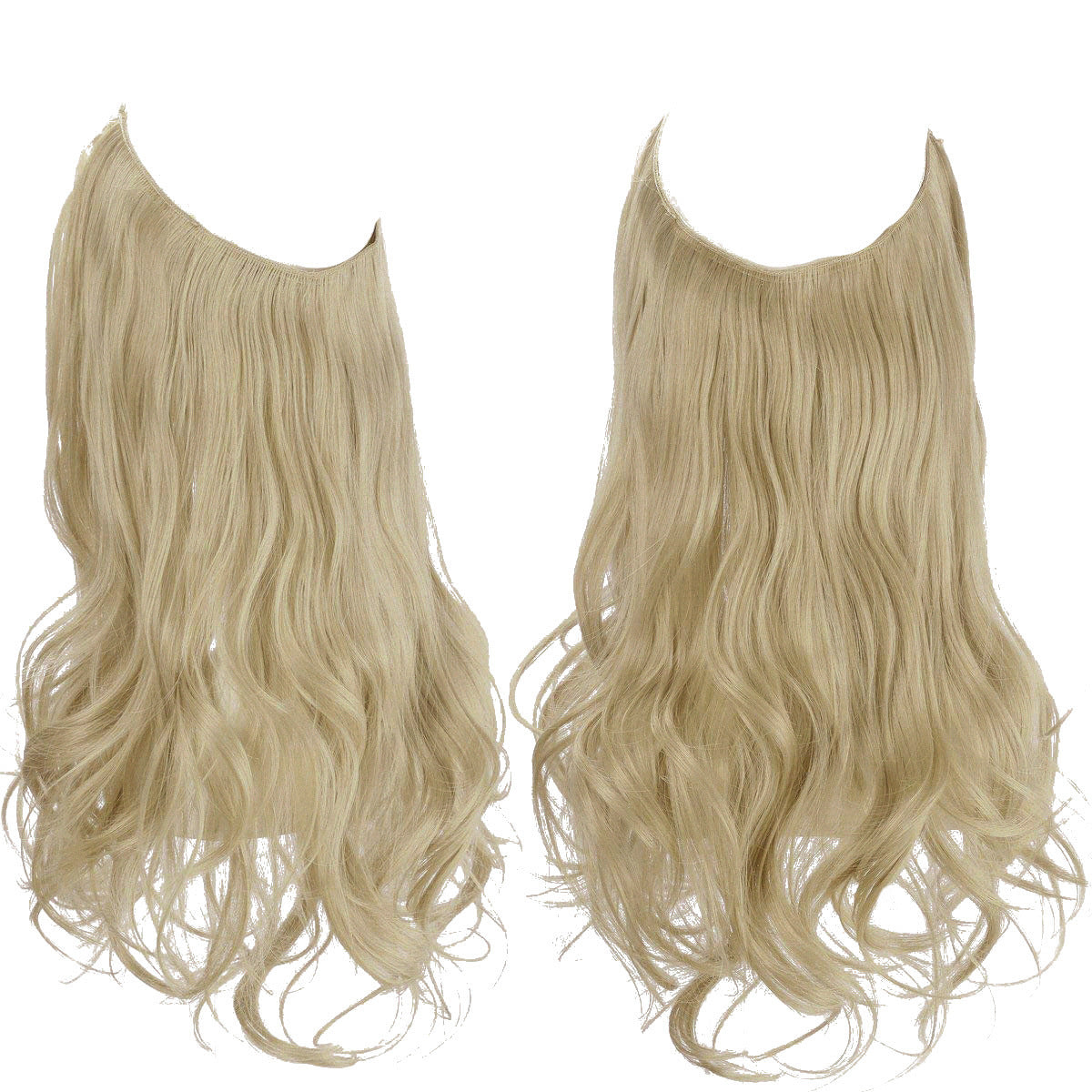 Long Curly Hair Wig: Female Fish Line Chemical Fiber Extension