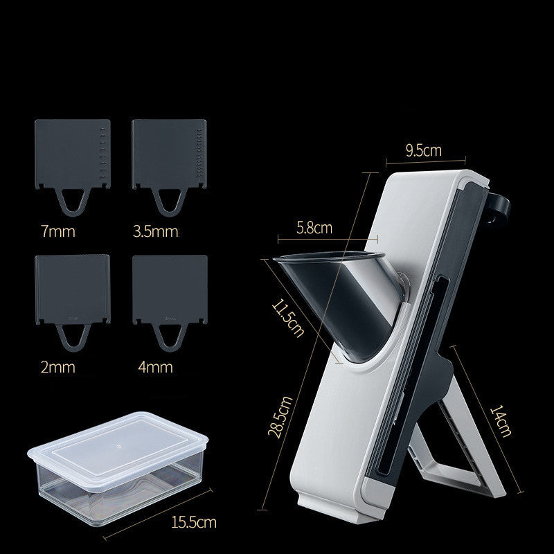 Effortless Culinary Precision: New Hand-crank Vegetable Cutting Press Grater Slicer