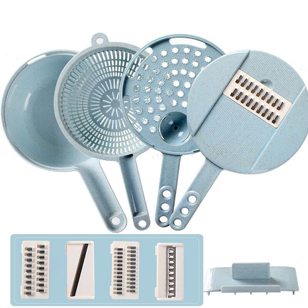 Versatile 8 In 1 Mandoline Slicer Set for Effortless Prep
