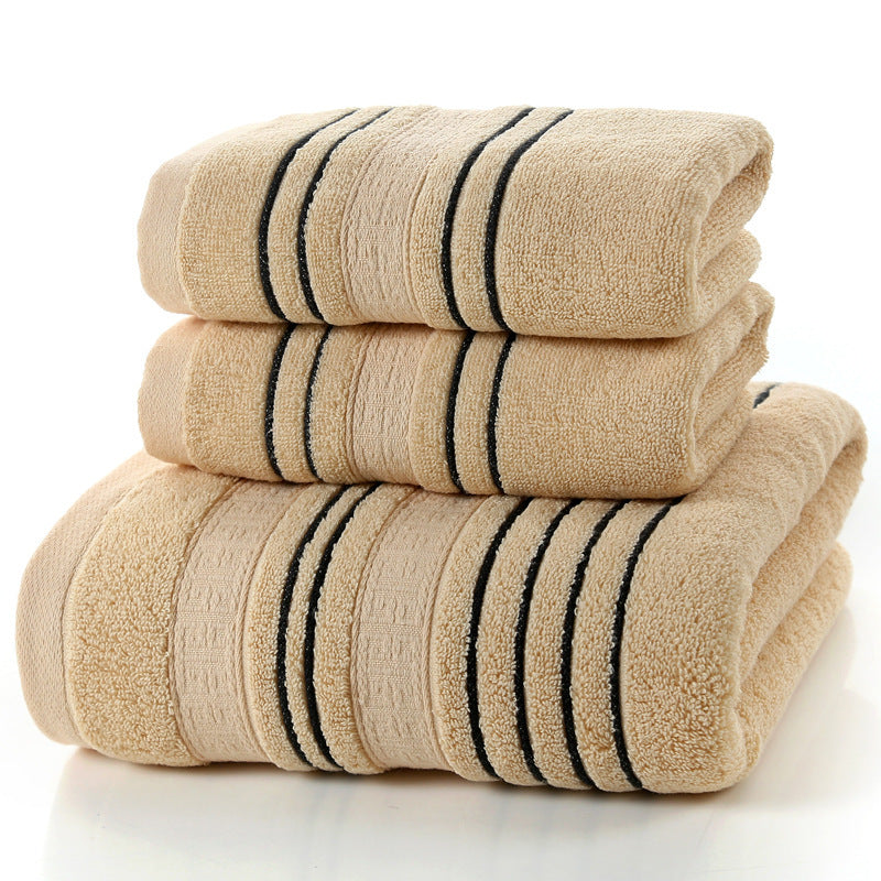 Luxurious Household Pure Cotton Towel Set: Soft, Skin-Friendly Comfort