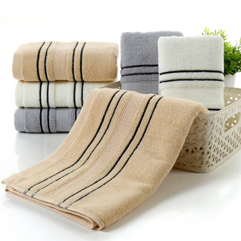 Luxurious Household Pure Cotton Towel Set: Soft, Skin-Friendly Comfort