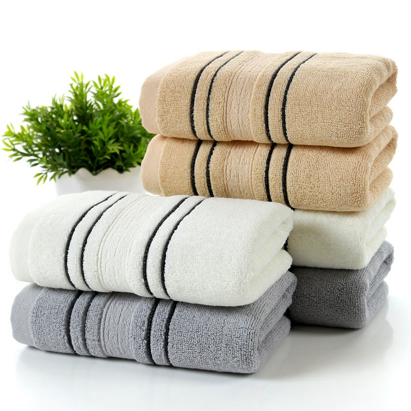 Luxurious Household Pure Cotton Towel Set: Soft, Skin-Friendly Comfort