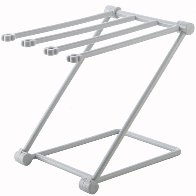 Foldable Dishcloth Shelf: Space-Saving Kitchen Accessories Gadget Organizer
