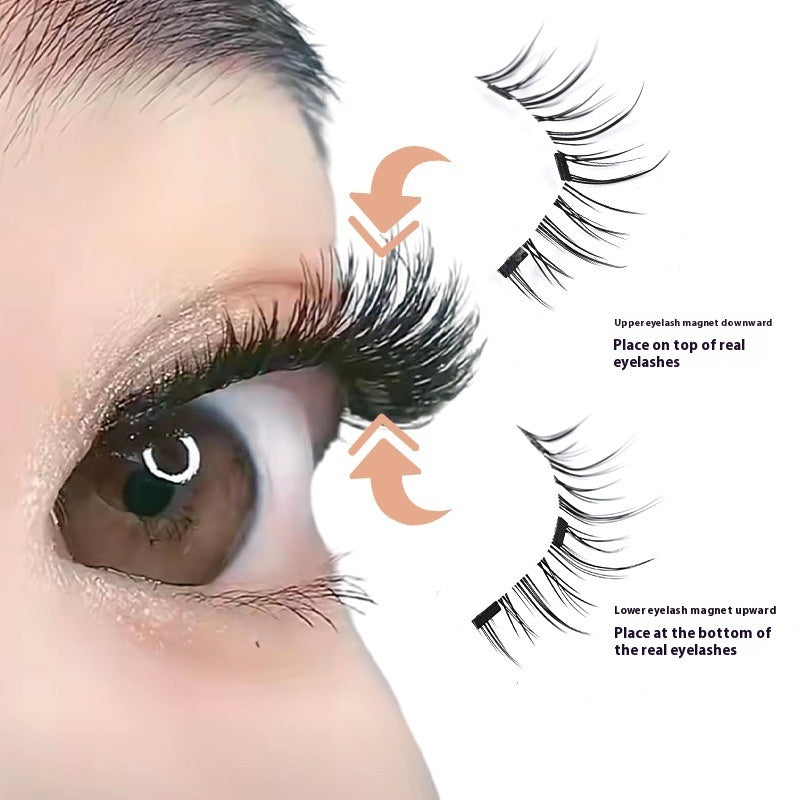 Magnetic Glue-free Eyelashes: Natural, Long-lasting Simulation Collection