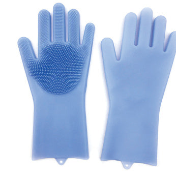 Heat-Resistant Housework Kitchen Cleaning Gloves - Eco-Friendly Silicone