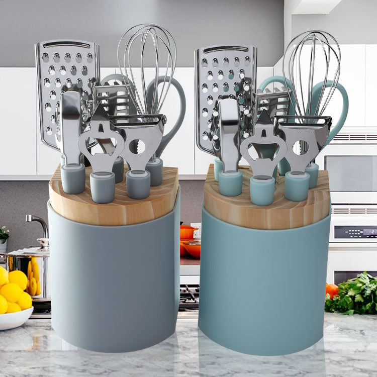 Essential Stainless Steel Kitchen Gadgets Utensils Tray Gift Set
