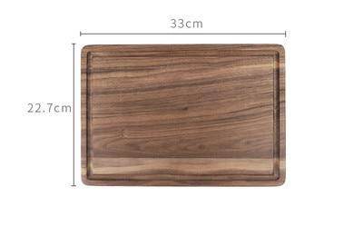 Black Walnut Wood Cutting Board - Elegant Dual-Sided Kitchen Tray - Killer Products