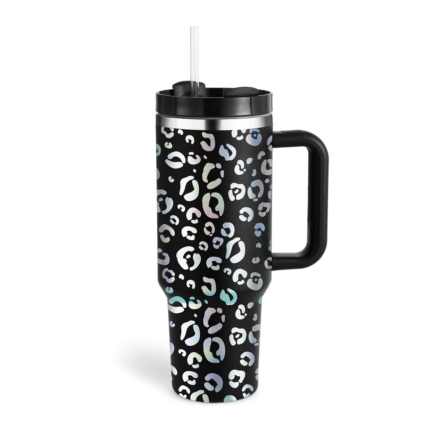 40oz Portable Stainless Steel Water Bottle Mug With Handle