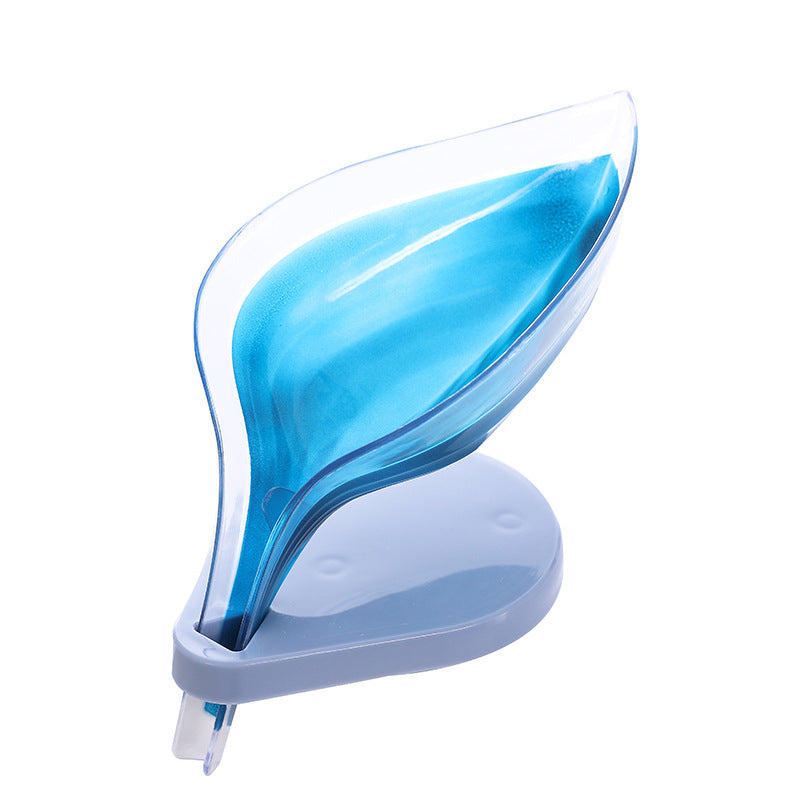 Creative Suction Cup Soap Holder Sink Sponge Drain Box