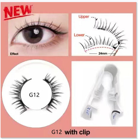 Effortless Glam: White Box One Pair Packed Magnetic Eyelashes