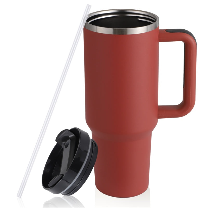 40oz Portable Stainless Steel Water Bottle Mug With Handle