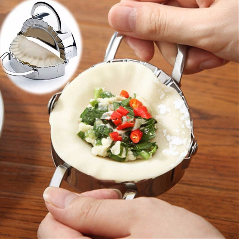 Effortless Dumpling Making with Stainless Steel Dumpling Mould