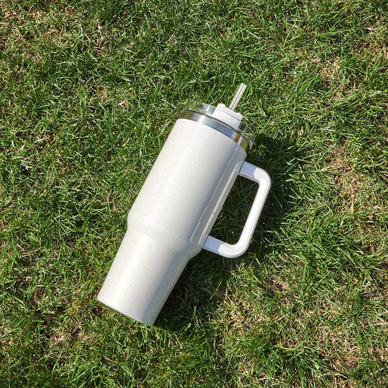 Large Capacity Double-layer Stainless Steel Vacuum Insulation Cup Elegance