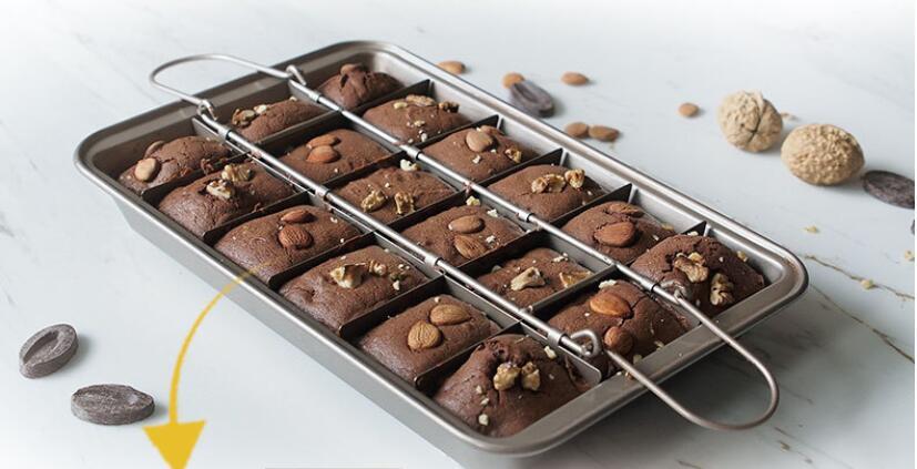 Non-Stick Brownie Baking Pan Cake Mould for Perfect Bread