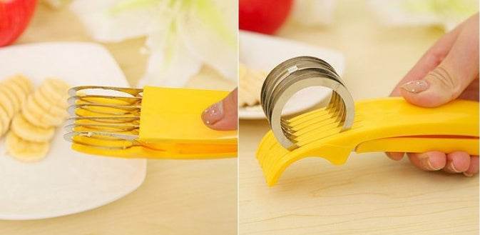 Effortless Kitchenware Banana Slicer Stainless Steel Cutter Tool - Killer Products