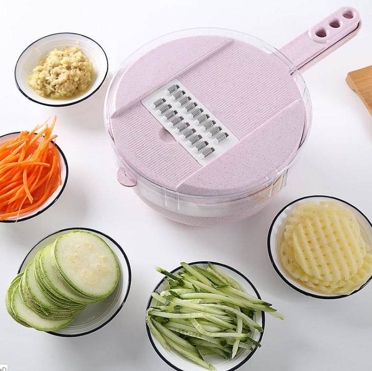 Versatile 8 In 1 Mandoline Slicer Set for Effortless Prep - Killer Products