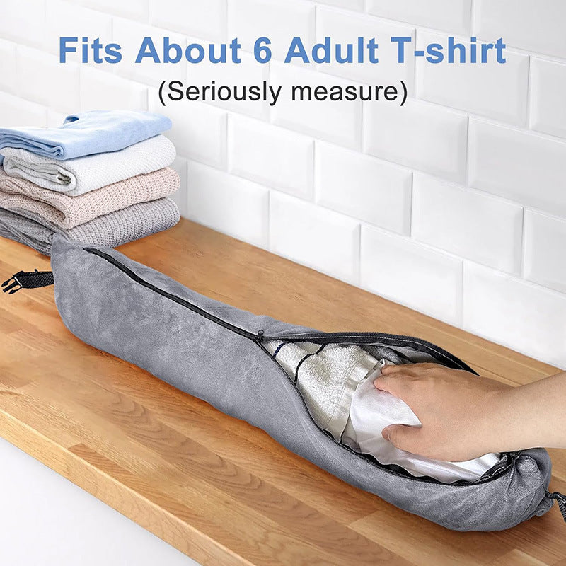 Refillable Travel Pillow Storage for Clothes in Portable Luggage
