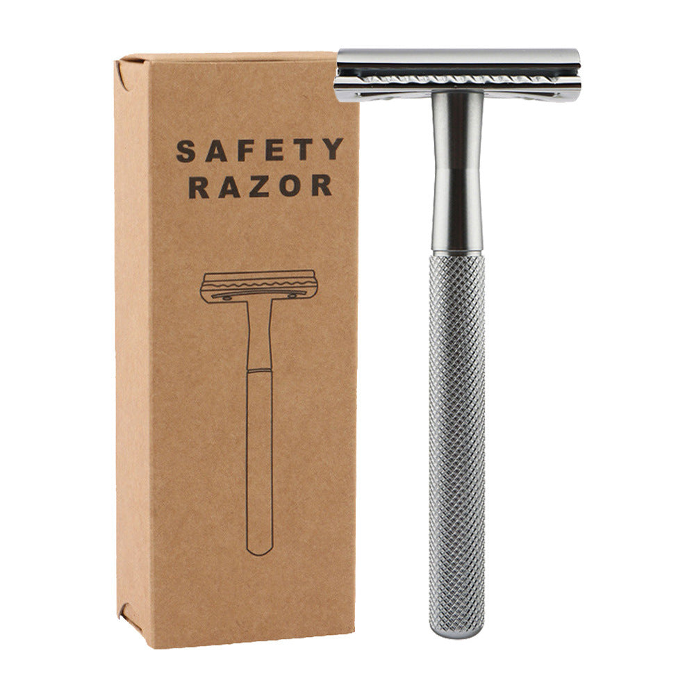 Timeless Men's Copper Manual Old-fashioned Shaver for Classic Grooming