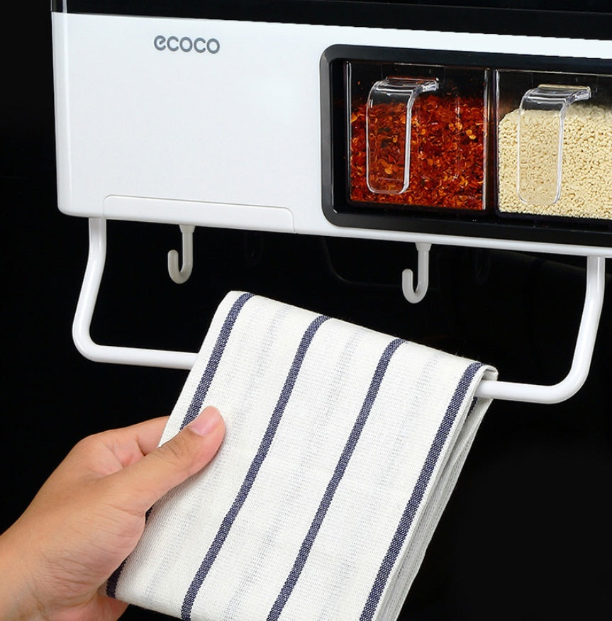 New Kitchen Storage Box: Multi-Function Wall-Mounted Racks Solution