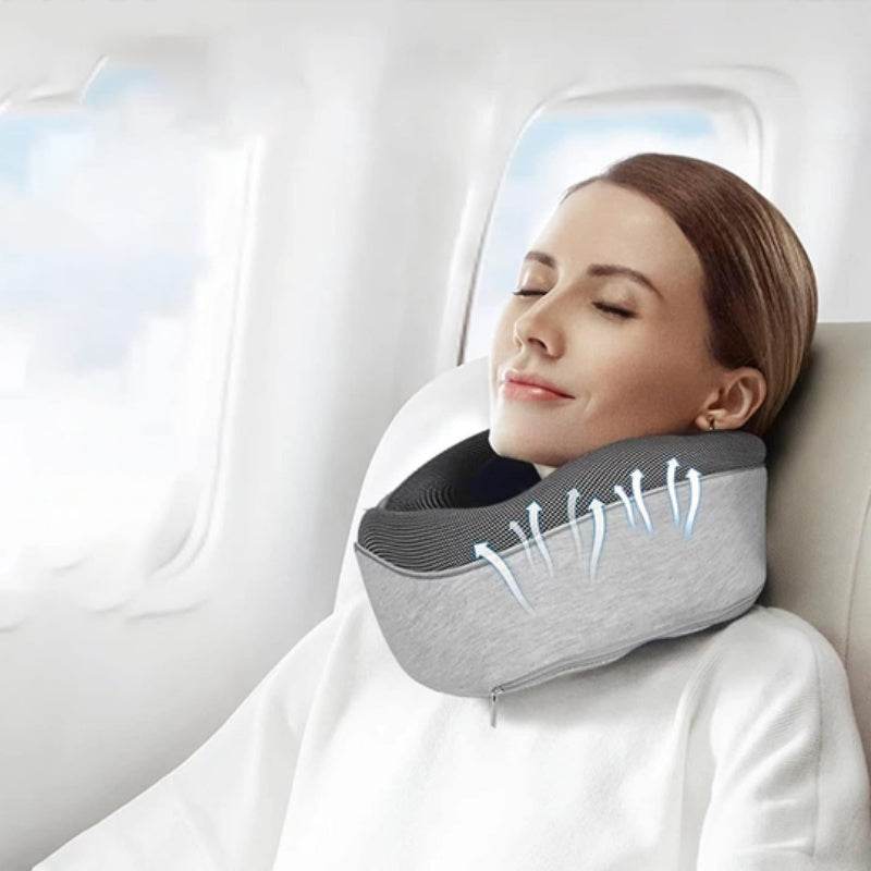 Travel Neck Pillow – Memory Foam U-Shaped Cushion for Airplane Comfort - Killer Products