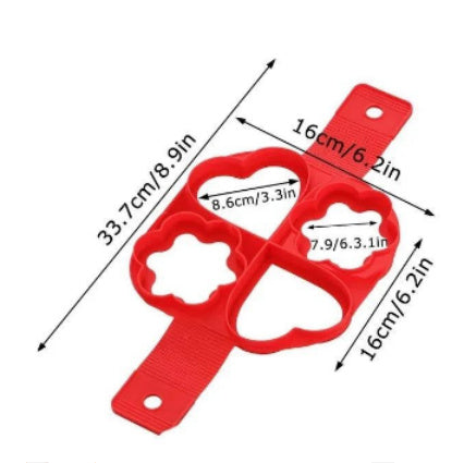 Fantastic Silicone Non Stick Egg Pancake Maker Mold Set