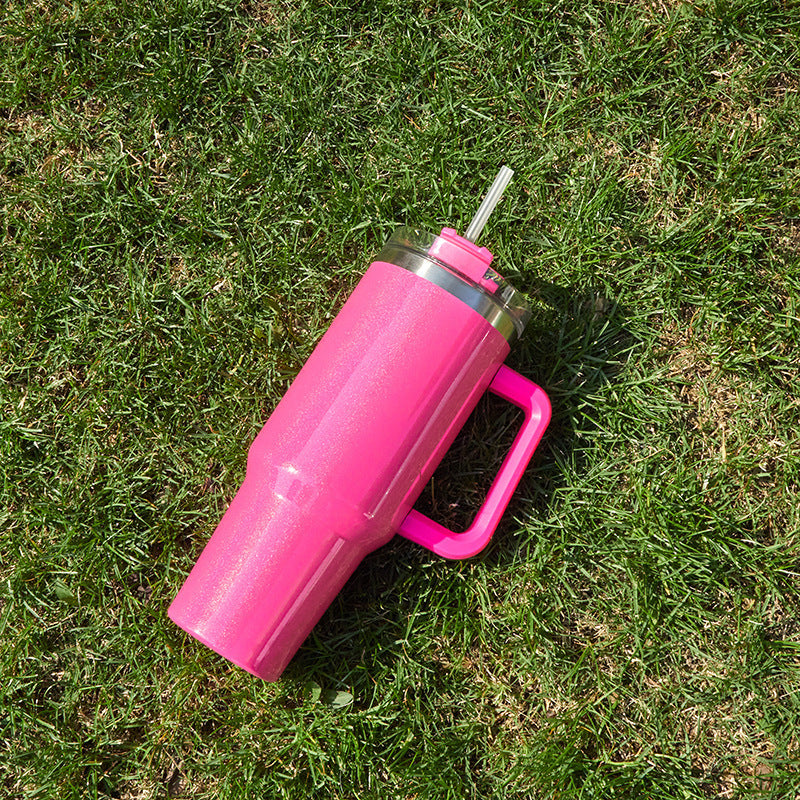 Large Capacity Double-layer Stainless Steel Vacuum Insulation Cup Elegance