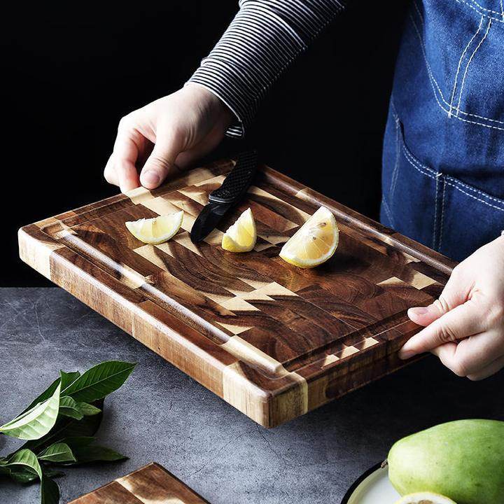 Elegant Kitchen Household Parquet Solid Wood Cutting Board - Killer Products