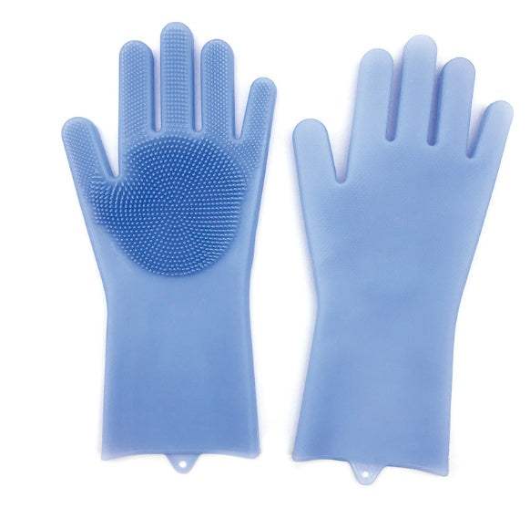 Heat-Resistant Housework Kitchen Cleaning Gloves - Eco-Friendly Silicone