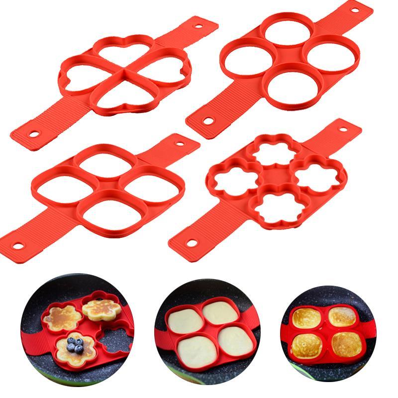 Fantastic Silicone Non Stick Egg Pancake Maker Mold Set