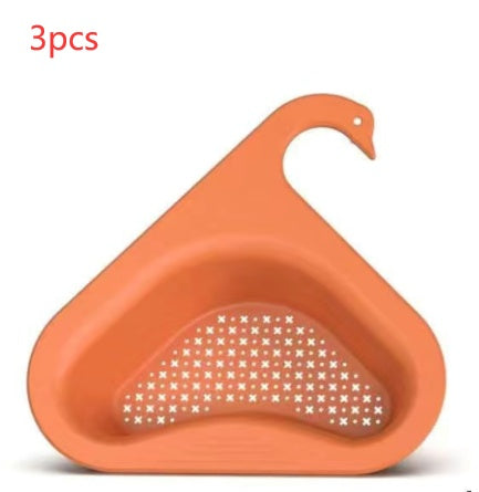 Swan Drain Basket: Efficient Filter for Fruit and Vegetable Separation