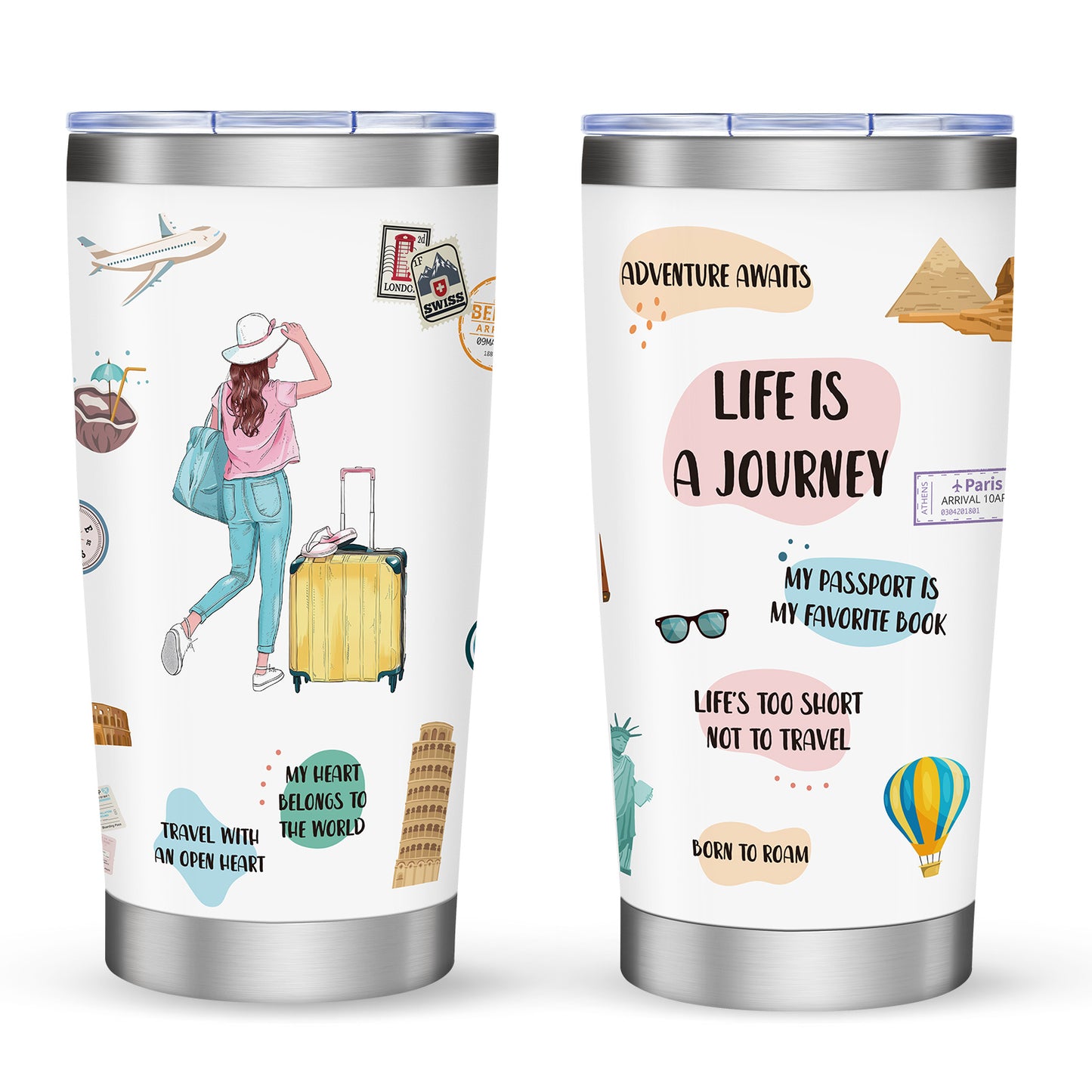 Sleek 20oz Car Cup: Ultimate Travel Beverage Companion