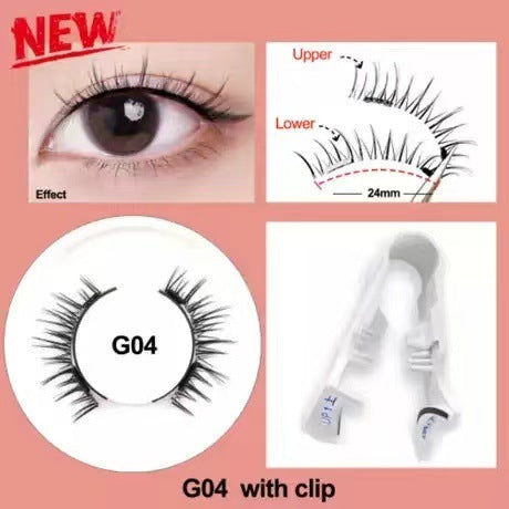 Effortless Glam: White Box One Pair Packed Magnetic Eyelashes