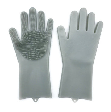 Heat-Resistant Housework Kitchen Cleaning Gloves - Eco-Friendly Silicone