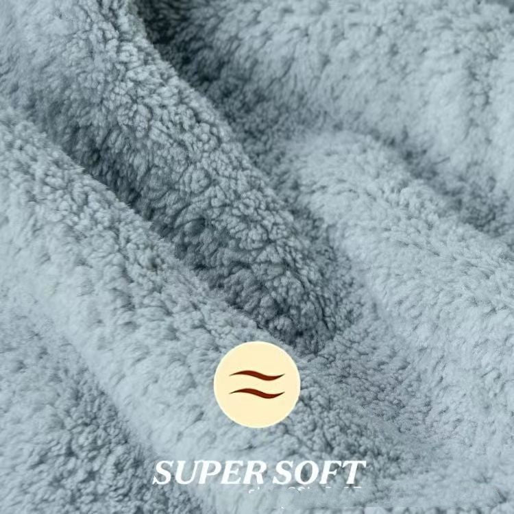 Hair-drying Cap Coral Fleece Quick-drying Luxurious Towel Wrap