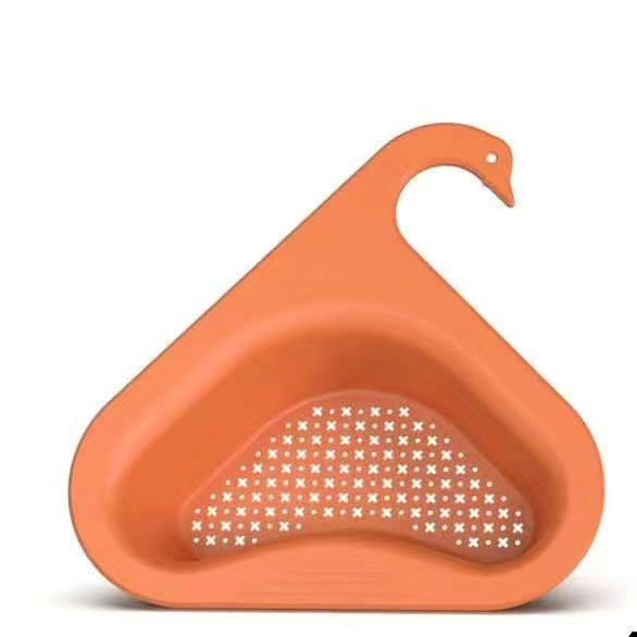 Swan Drain Basket: Efficient Filter for Fruit and Vegetable Separation