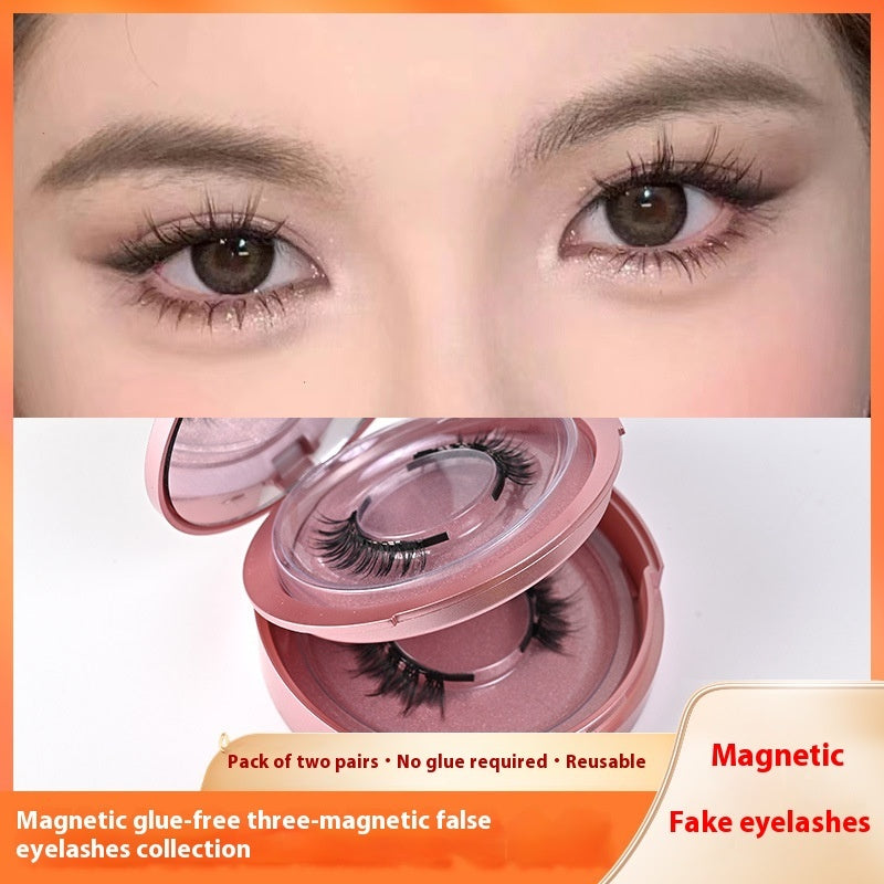 Magnetic Glue-free Eyelashes: Natural, Long-lasting Simulation Collection