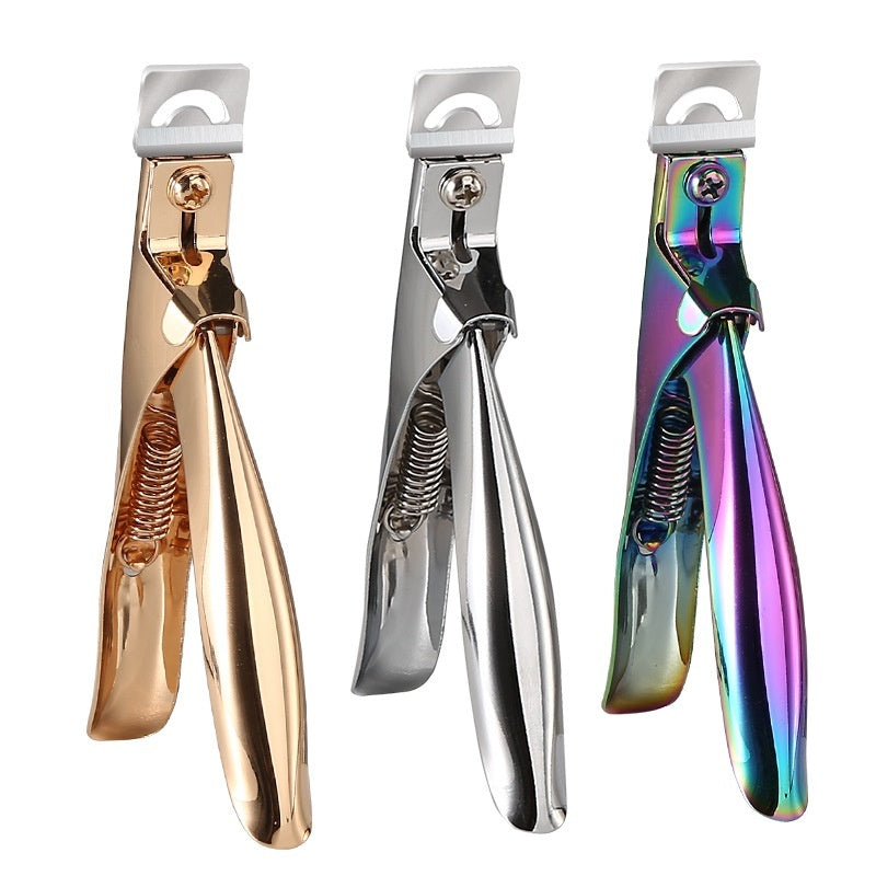 Flat Mouth U-shaped Scissors Nail Tip Pliers for Precision