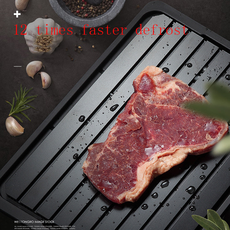 Speedy Quick Defrost Tray with Drip Tray for Fresh Cooking
