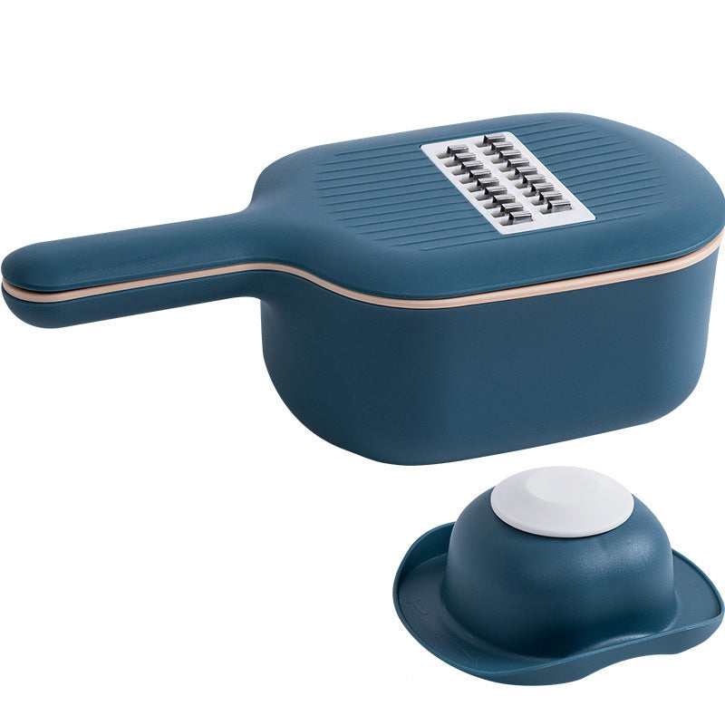 Multifunctional Vegetable Cutter & Slicer: Peel, Grate, Slice Effortlessly