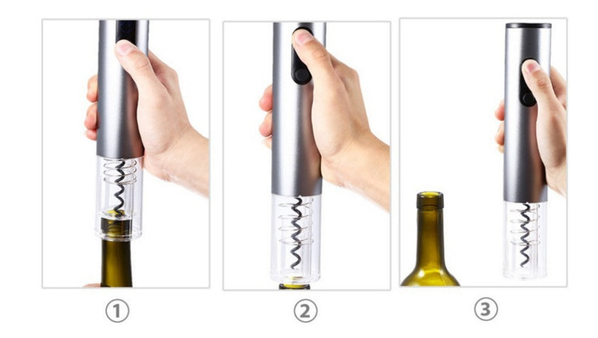 Effortless Automatic Electric Bottle Red Wine Opener Gift Set