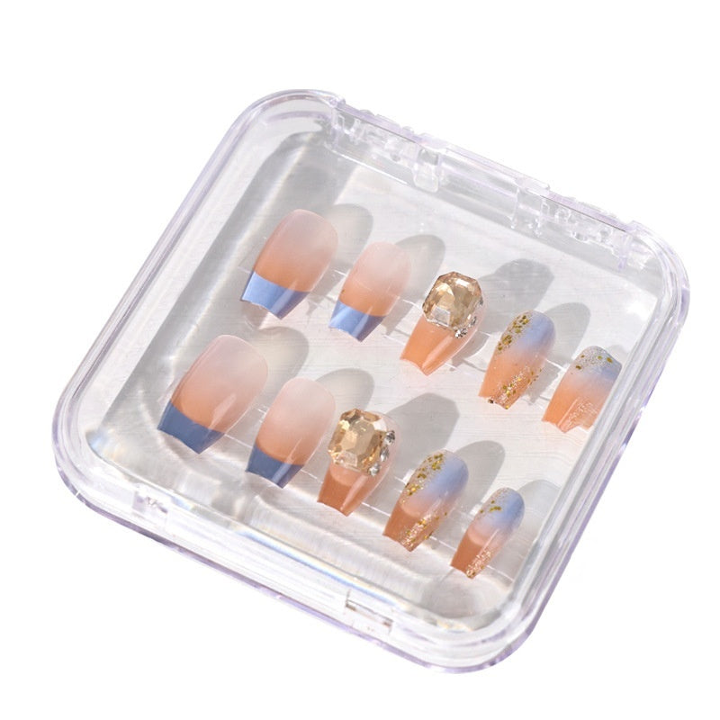 Transparent Manicure Nail Box: Elegant Handmade Dustproof Storage Solution
