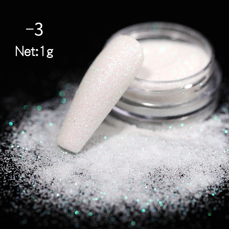 DIY Nail Powder Magic: Shimmering Gradient Art Blooming Wonders