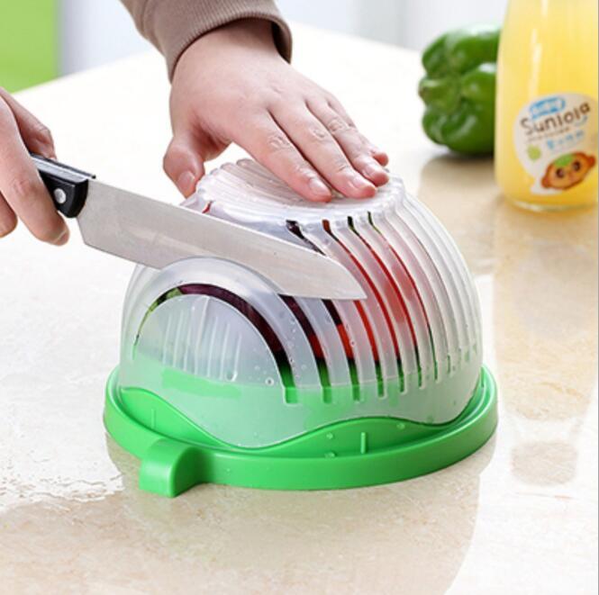 Effortless Creative Salad Cutter for Quick Fruit and Veg Prep