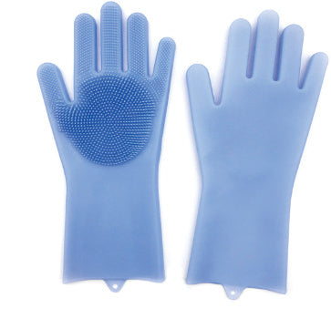 Heat-Resistant Housework Kitchen Cleaning Gloves - Eco-Friendly Silicone
