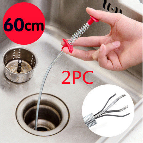 60CM Sewer Dredger Tool: Unclog Drains Effortlessly at Home