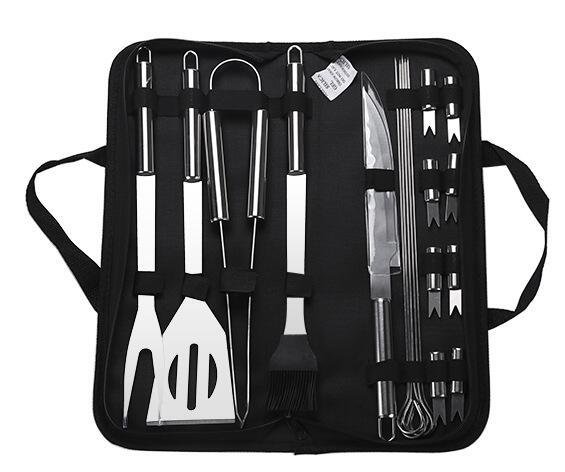 Premium 10-Piece BBQ Barbecue Tools Outdoor Baking Utensils Set