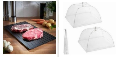 Fast Defrosting Tray Thaw Kitchen Quick Aluminum Thaw Magic