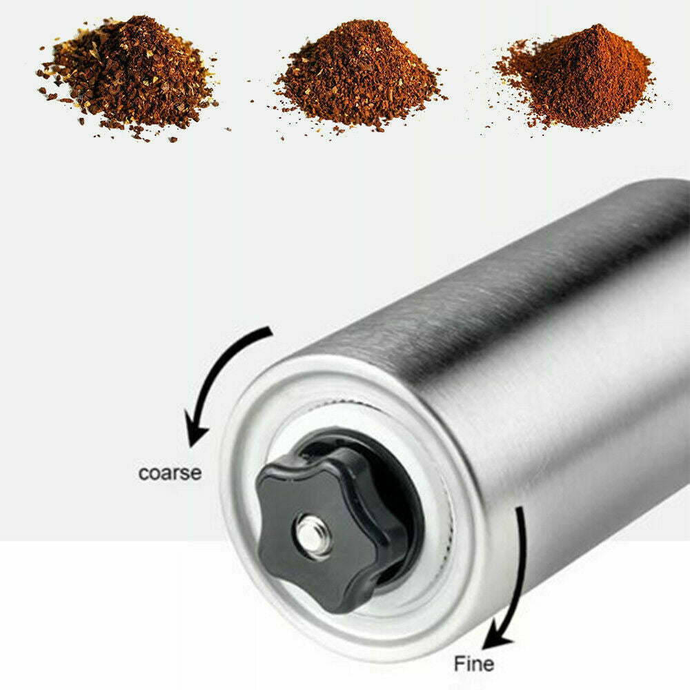 Home Portable Manual Coffee Grinder Stainless Steel Ceramic Burr