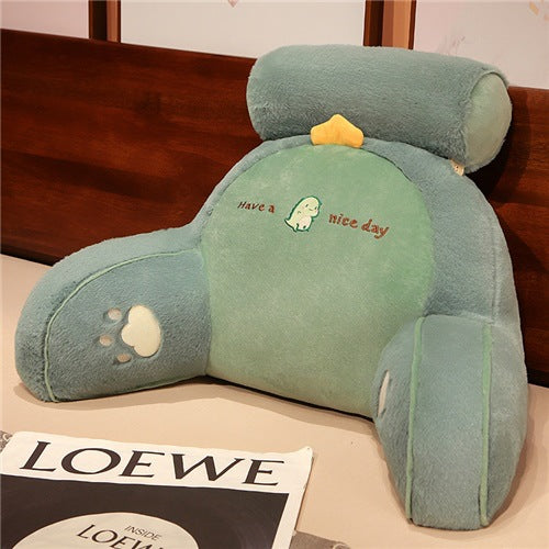 Cartoon Bedside Cushion Neck Protection Waist Pillow Companion