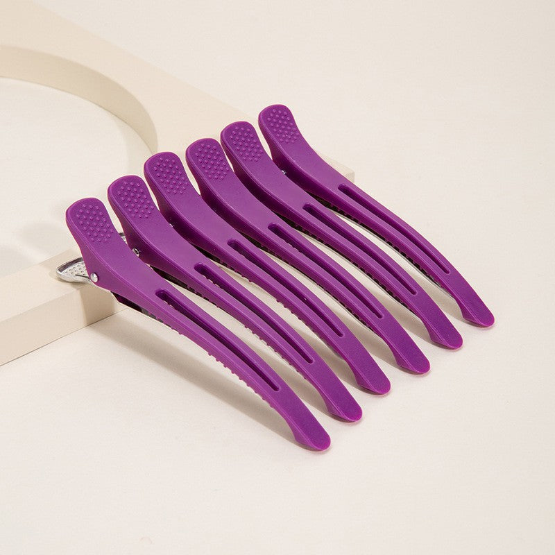 Effortless Styling: Plastic Barber Duckbill Fish Mouth Clips
